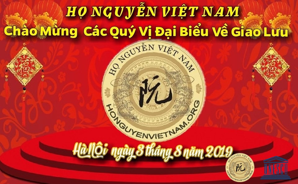 Hình ảnh giao lưu Họ Nguyễn Việt Nam tại Hà Nội ngày 03-08-2019