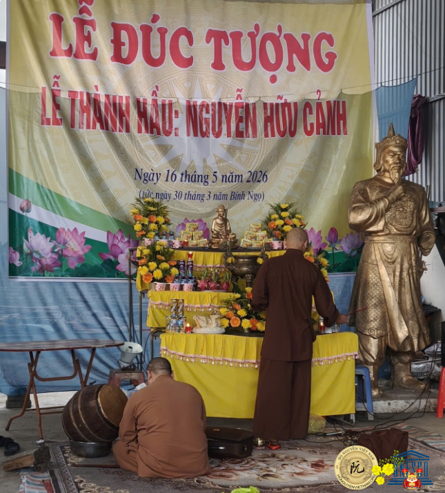 lễ đúc tượng ngài Nguyễn Hữu Cảnh