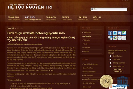 HỆ TỘC NGUYỄN TRI - THỪA THIÊN HUẾ