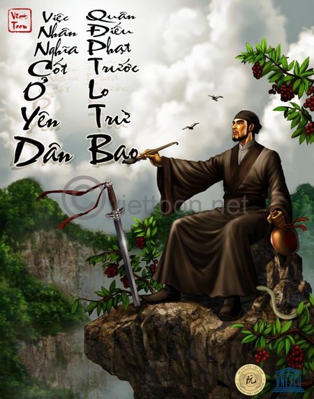 Nguyễn Trãi viết Bình Ngô Đại Cáo