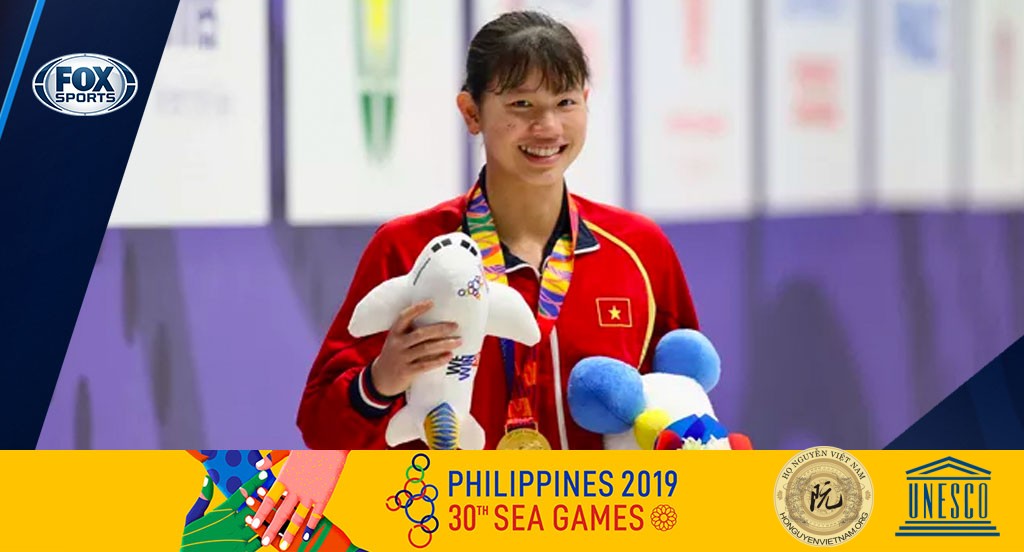 Nguyễn Thị Ánh Viên SEA GAMES 30 - ảnh FOX