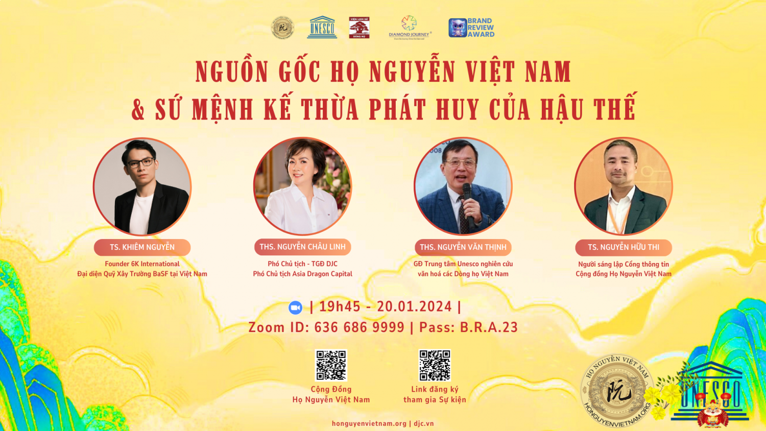 Tọa đàm Hành trình kết nối - Quy tổ quy tông - Chấn hưng Nguyễn tộc đã chính thức khởi động