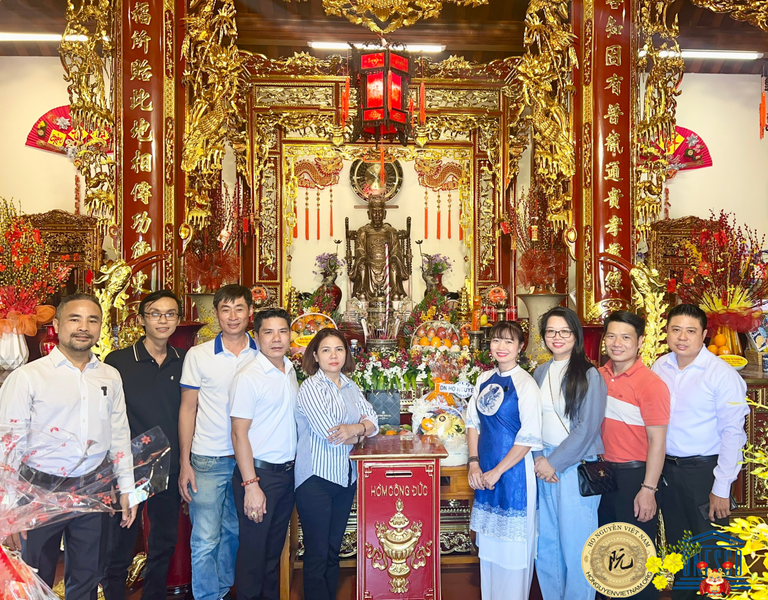 Đại diện CLB doanh nhân họ Nguyễn Sài Gòn.