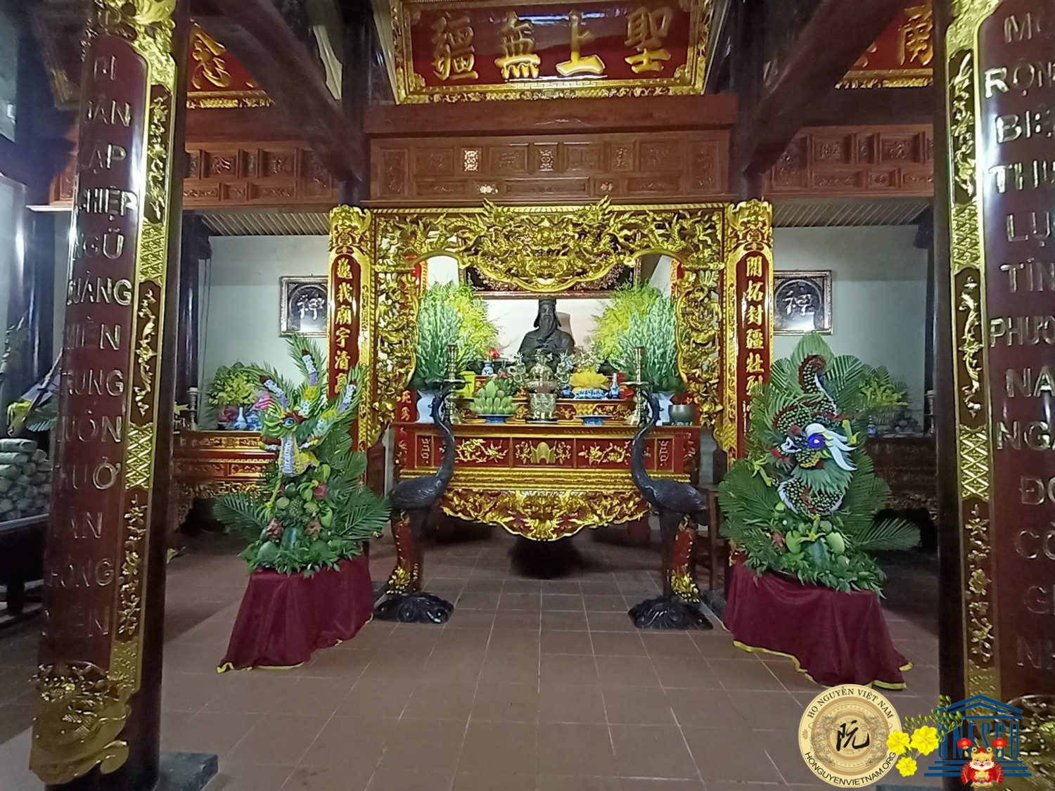 Nhà thờ Đức Ông Thượng Đẳng Thần Nguyễn Hữu Cảnh tại quê nhà Quảng Bình
