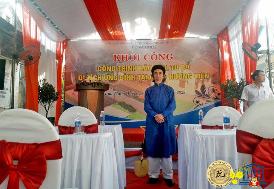 Ông Nguyễn Phúc Vĩnh Khánh - Nhà nghiên cứu văn hoá Huế - Hậu duệ dòng họ Nguyễn Phúc